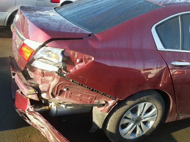 1HGCR2F37EA256929 - 2014 HONDA ACCORD LX RED photo 9