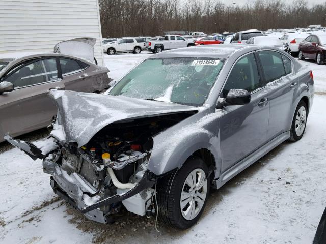 4S3BMCA63B3230165 - 2011 SUBARU LEGACY 2.5 GRAY photo 2