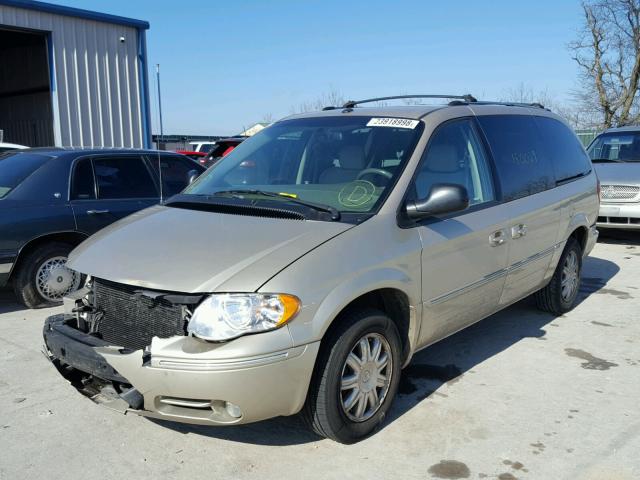 2A8GP64L07R189856 - 2007 CHRYSLER TOWN & COU GOLD photo 2