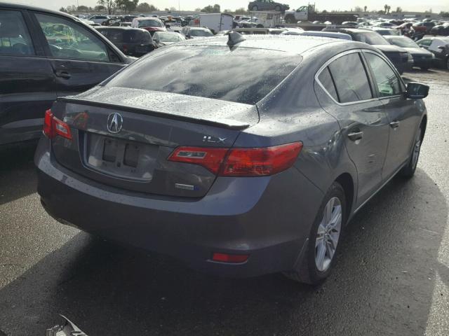 19VDE3F34DE302497 - 2013 ACURA ILX HYBRID GRAY photo 4