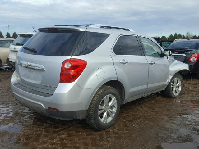 2GNFLGEK9C6151233 - 2012 CHEVROLET EQUINOX LT SILVER photo 4