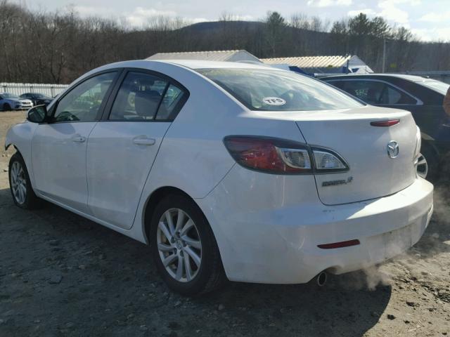 JM1BL1W82C1597167 - 2012 MAZDA 3 I WHITE photo 3