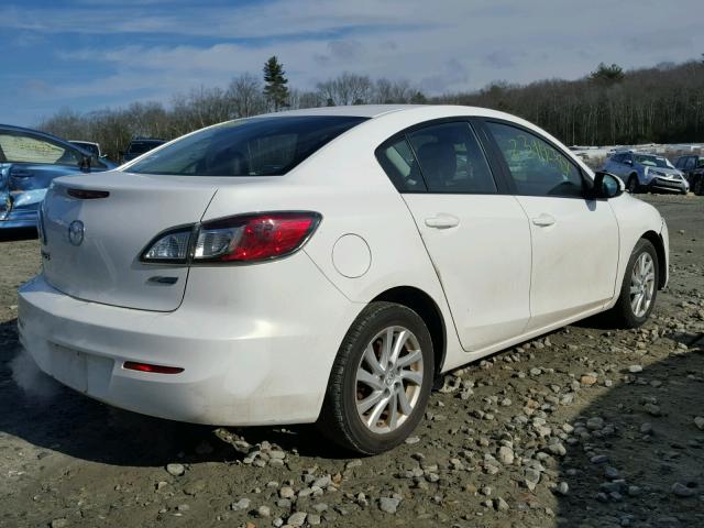 JM1BL1W82C1597167 - 2012 MAZDA 3 I WHITE photo 4