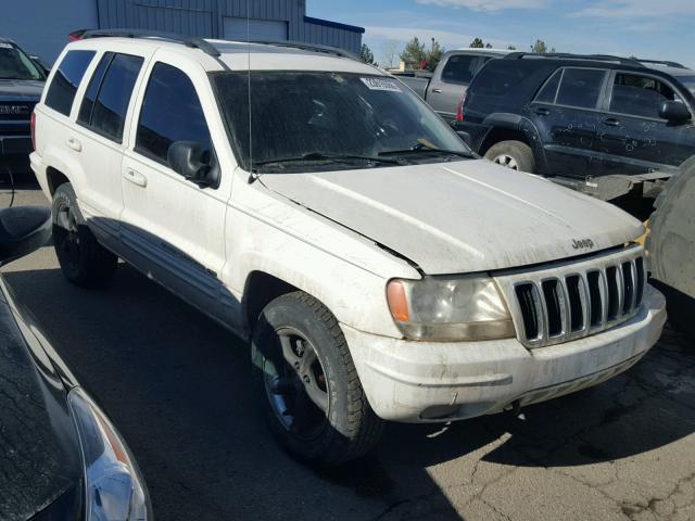 1J4GW58N52C258309 - 2002 JEEP GRAND CHER WHITE photo 1