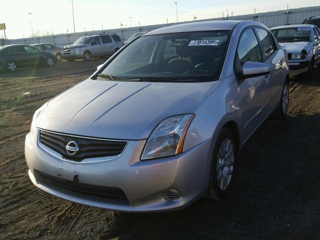 3N1AB6AP5BL710663 - 2011 NISSAN SENTRA 2.0 SILVER photo 2