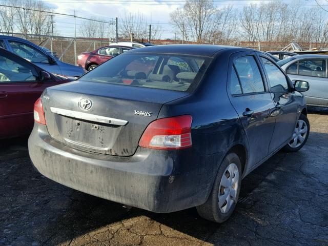 JTDBT923471016377 - 2007 TOYOTA YARIS BLACK photo 4