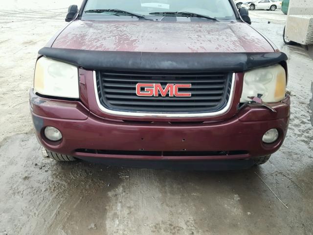 1GKDS13S122322365 - 2002 GMC ENVOY MAROON photo 9