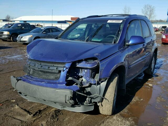 2CNDL63F266097872 - 2006 CHEVROLET EQUINOX LT BLUE photo 2