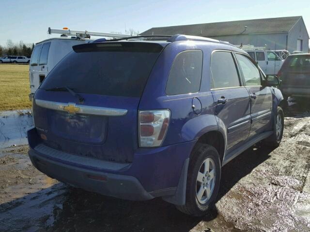 2CNDL63F266097872 - 2006 CHEVROLET EQUINOX LT BLUE photo 4