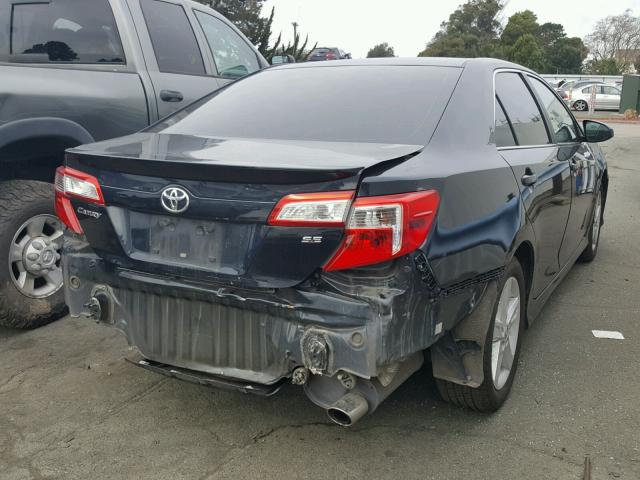 4T1BF1FK6DU278269 - 2013 TOYOTA CAMRY L BLUE photo 4