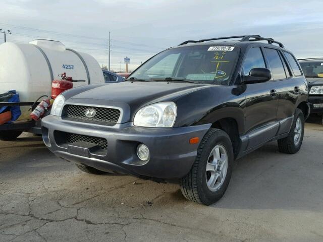 KM8SC73D53U461453 - 2003 HYUNDAI SANTA FE G BLACK photo 2