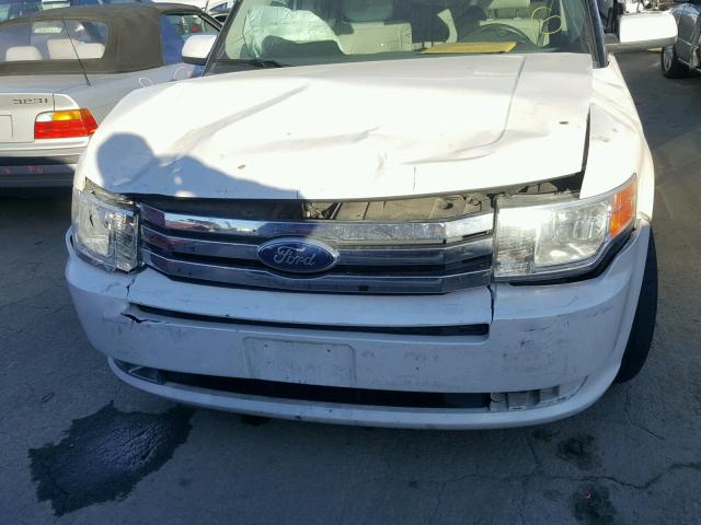 2FMHK6CC6BBD28039 - 2011 FORD FLEX SEL თეთრი ფოტო 9