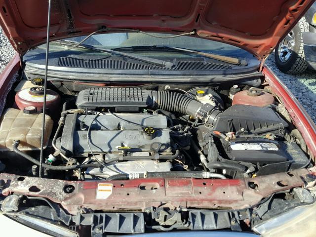 1FAFP6636XK144912 - 1999 FORD CONTOUR SE RED photo 7