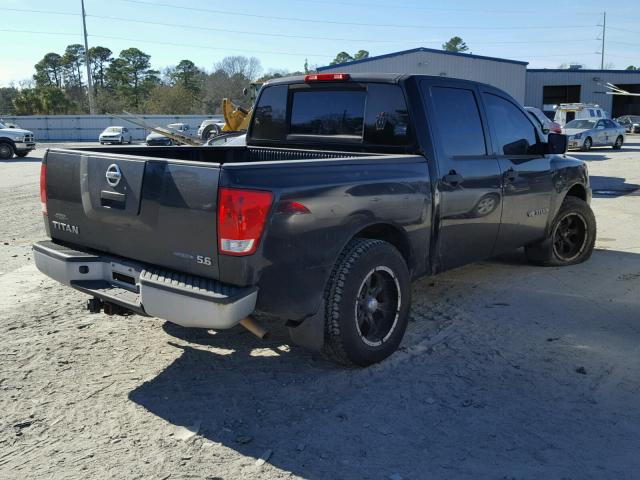 1N6BA07D68N328033 - 2008 NISSAN TITAN XE BLACK photo 4