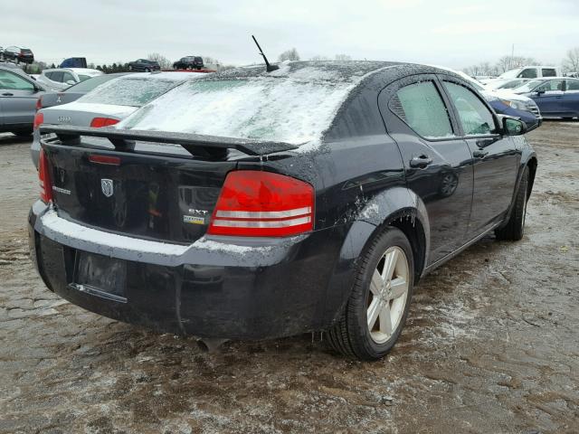 1B3LC56RX8N607692 - 2008 DODGE AVENGER SX BLACK photo 4