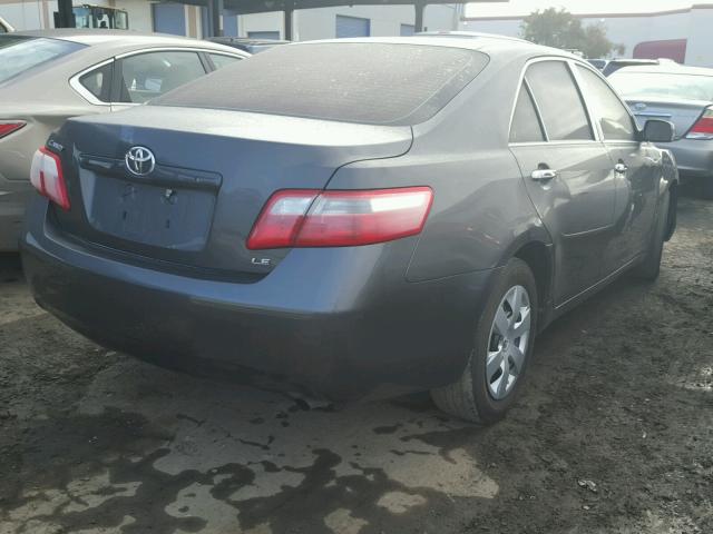 4T4BE46K79R055420 - 2009 TOYOTA CAMRY BASE GRAY photo 4