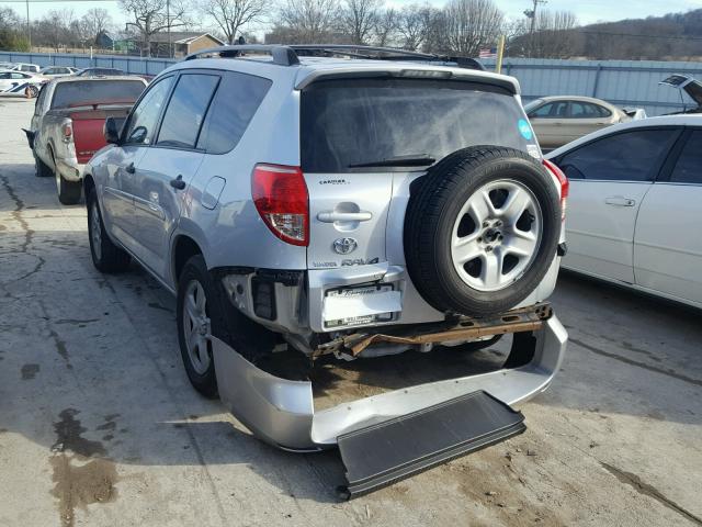 JTMBD33V275069050 - 2007 TOYOTA RAV4 SILVER photo 3