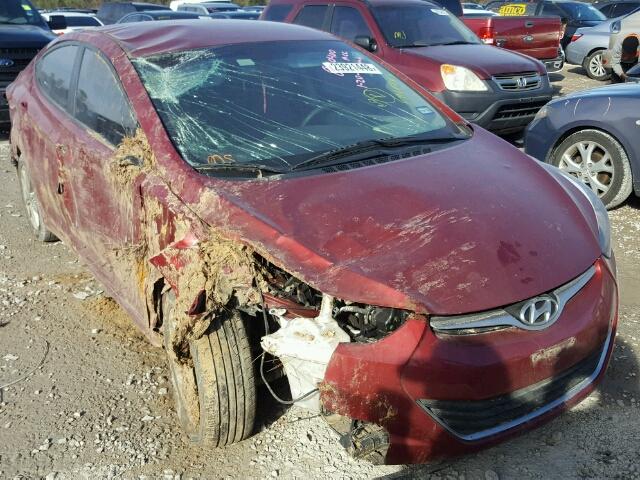 5NPDH4AE2GH692450 - 2016 HYUNDAI ELANTRA SE RED photo 1