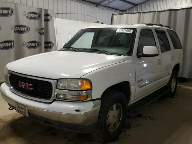 1GKEC13TXYJ149860 - 2000 GMC YUKON WHITE photo 2