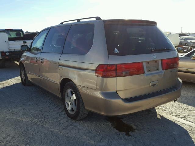 2HKRL1873YH547610 - 2000 HONDA ODYSSEY EX GOLD photo 3