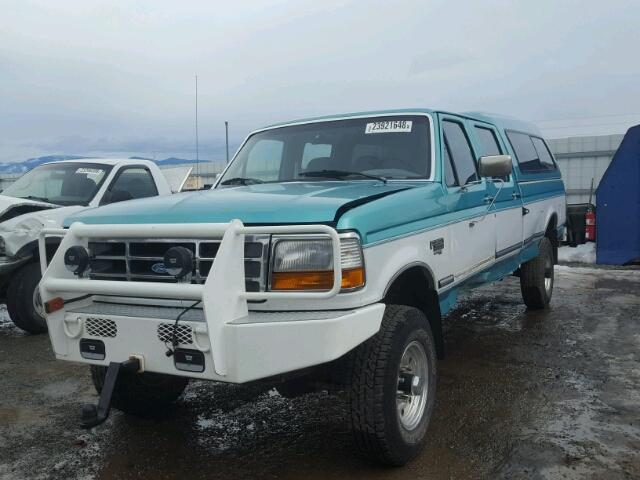 1FTJW36F7TEB58035 - 1996 FORD F350 TWO TONE photo 2