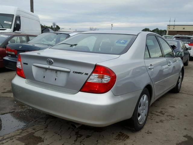 4T1BE32K54U318085 - 2004 TOYOTA CAMRY LE SILVER photo 4