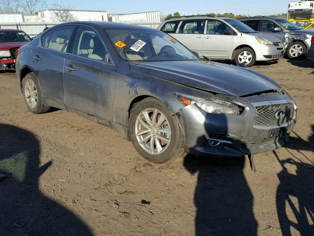 JN1BV7AR3FM404625 - 2015 INFINITI Q50 BASE Gris foto 1