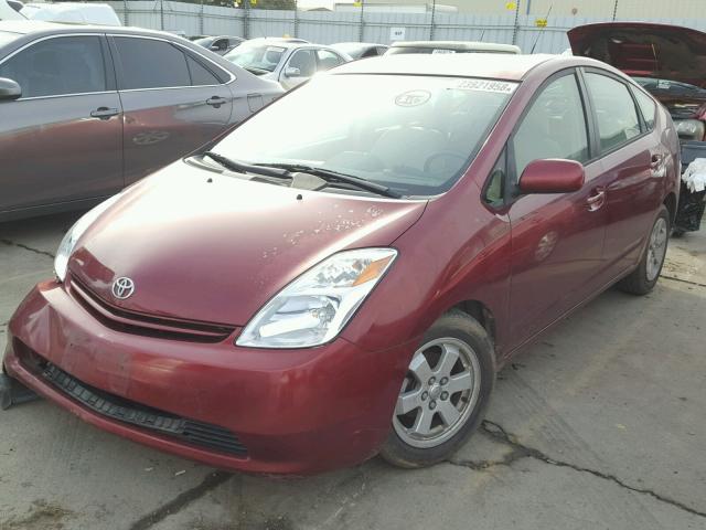 JTDKB22U340030470 - 2004 TOYOTA PRIUS BURGUNDY photo 2