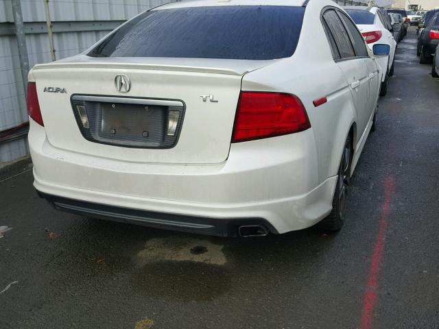 19UUA66225A073822 - 2005 ACURA TL WHITE photo 4