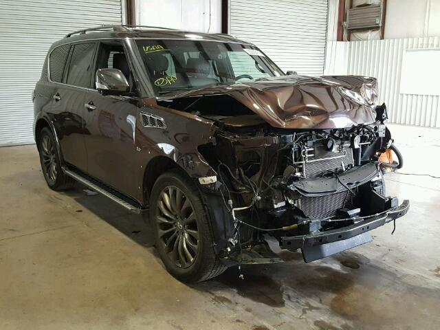 JN8AZ2NE0F9083819 - 2015 INFINITI QX80 GOLD photo 1