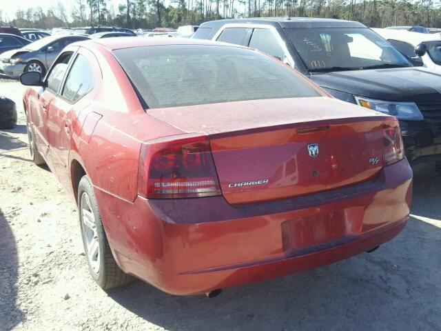 2B3KA53H56H286874 - 2006 DODGE CHARGER R/ RED photo 3