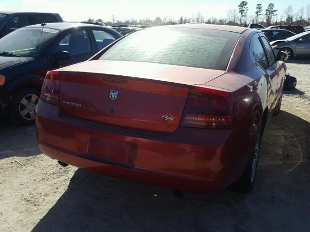 2B3KA53H56H286874 - 2006 DODGE CHARGER R/ RED photo 4