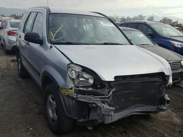 JHLRD78494C051130 - 2004 HONDA CR-V LX SILVER photo 1