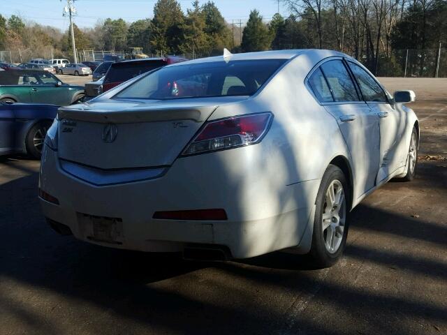 19UUA86519A009119 - 2009 ACURA TL WHITE photo 4