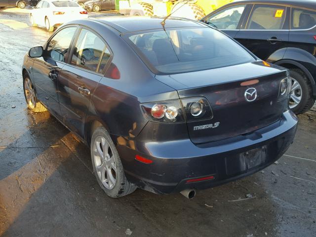 JM1BK32F491238379 - 2009 MAZDA 3 I BLUE photo 3