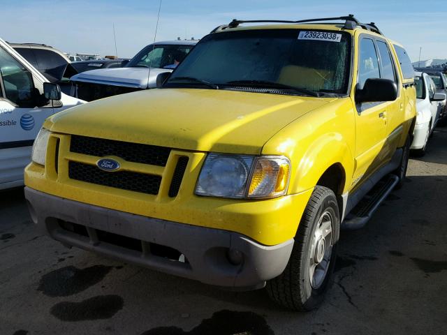 1FMZU67E02UD07353 - 2002 FORD EXPLORER S YELLOW photo 2