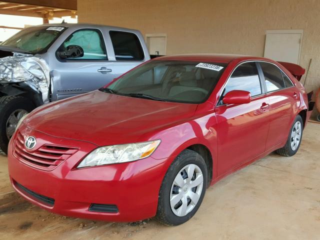 4T1BE46K69U394261 - 2009 TOYOTA CAMRY BASE RED photo 2