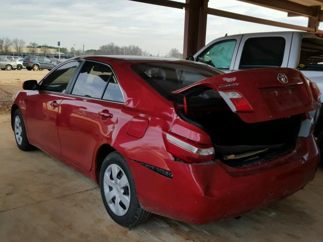 4T1BE46K69U394261 - 2009 TOYOTA CAMRY BASE RED photo 3