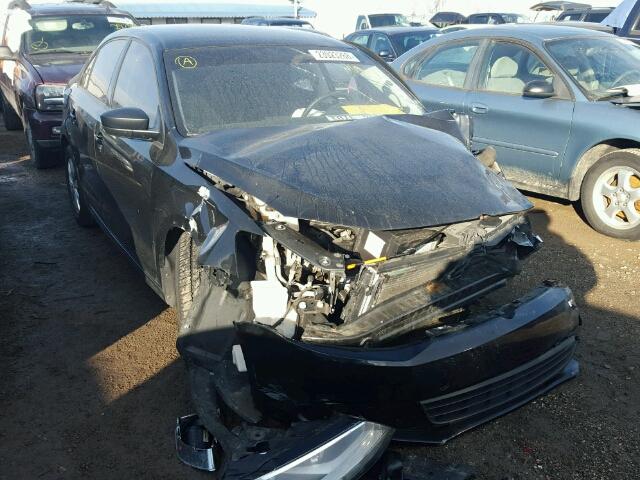3VW2K7AJ0DM384350 - 2013 VOLKSWAGEN JETTA BASE შავი ფოტო 1