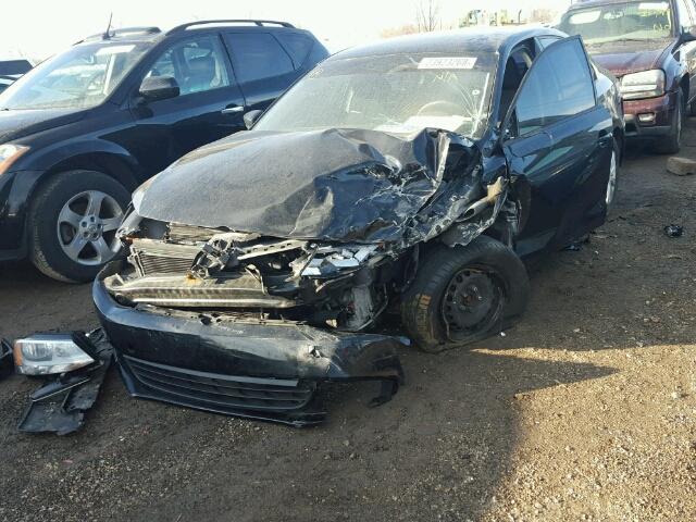 3VW2K7AJ0DM384350 - 2013 VOLKSWAGEN JETTA BASE შავი ფოტო 2