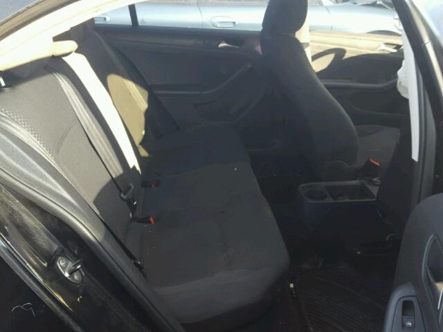 3VW2K7AJ0DM384350 - 2013 VOLKSWAGEN JETTA BASE შავი ფოტო 6