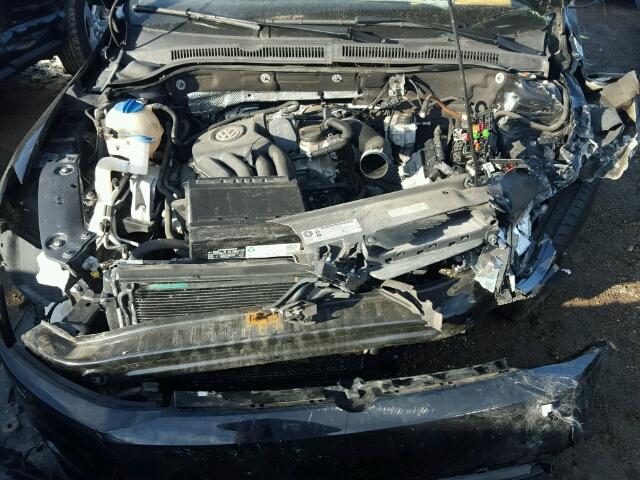 3VW2K7AJ0DM384350 - 2013 VOLKSWAGEN JETTA BASE შავი ფოტო 7