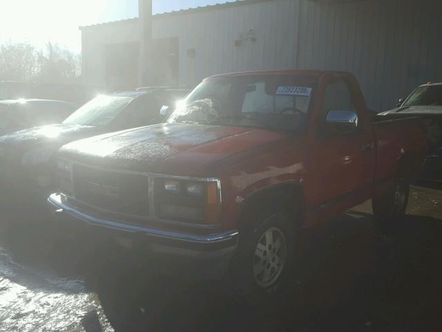 1GTDK14K5KZ535689 - 1989 GMC SIERRA K15 RED photo 2