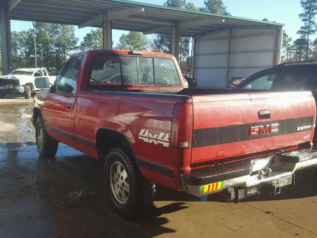 1GTDK14K5KZ535689 - 1989 GMC SIERRA K15 RED photo 3