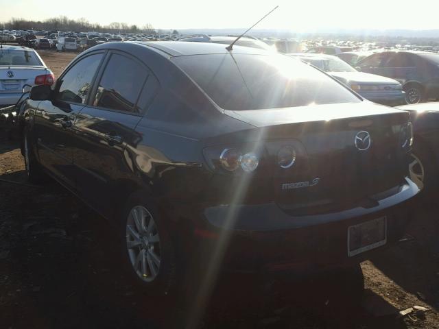 JM1BK323781844196 - 2008 MAZDA 3 S BLACK photo 3