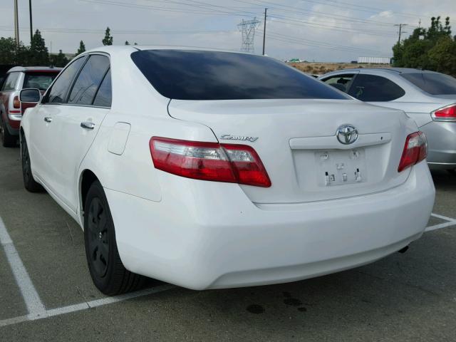 4T4BE46K79R096324 - 2009 TOYOTA CAMRY BASE WHITE photo 3