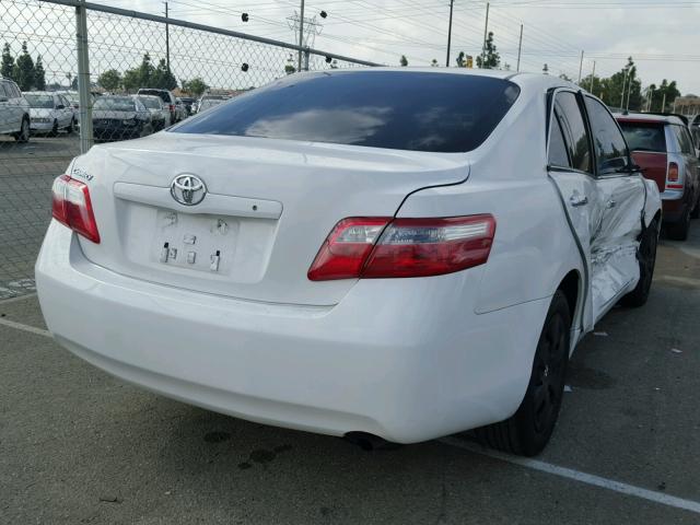 4T4BE46K79R096324 - 2009 TOYOTA CAMRY BASE WHITE photo 4
