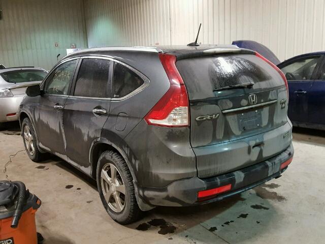 2HKRM4H96CH103470 - 2012 HONDA CR-V TOURI GRAY photo 3