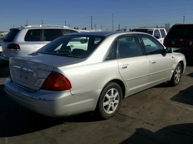 4T1BF28B81U164319 - 2001 TOYOTA AVALON XL SILVER photo 4