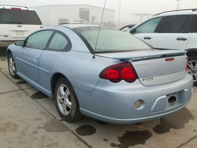 4B3AG42G94E107560 - 2004 DODGE STRATUS SX BLUE photo 3